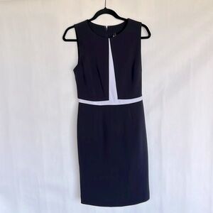 LTD size 4 navy blue sleeveless dress